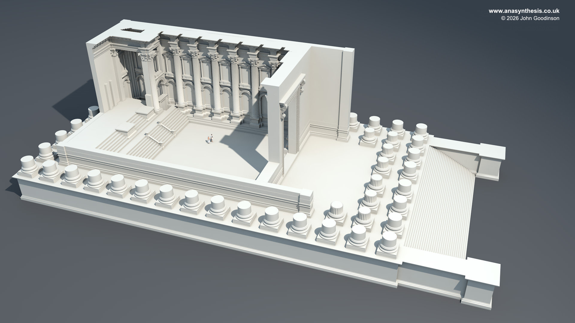 Baalbek 3D reconstruction anasynthesis.co.uk