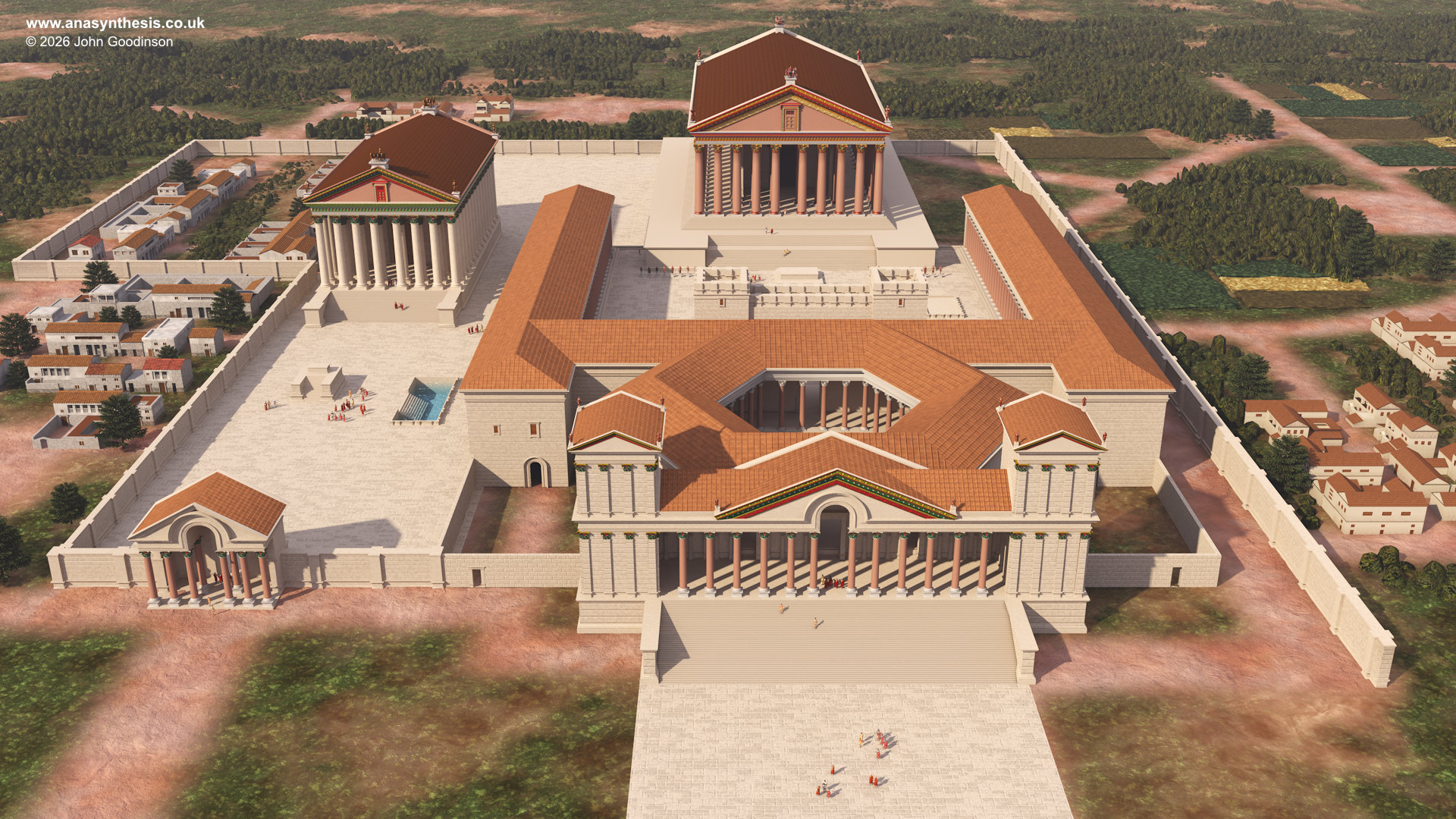 Baalbek 3D reconstruction anasynthesis.co.uk 3