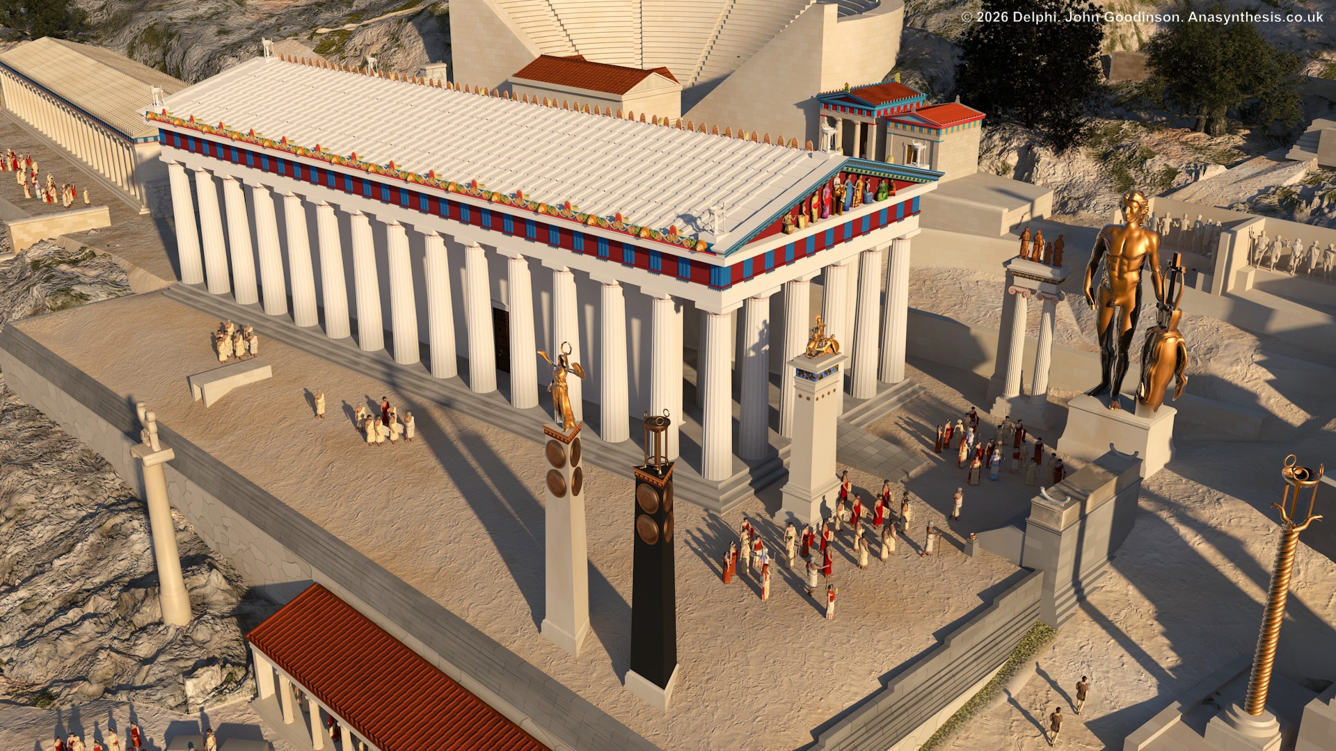 Delphi 2026 anasynthesis Temple of Apollo