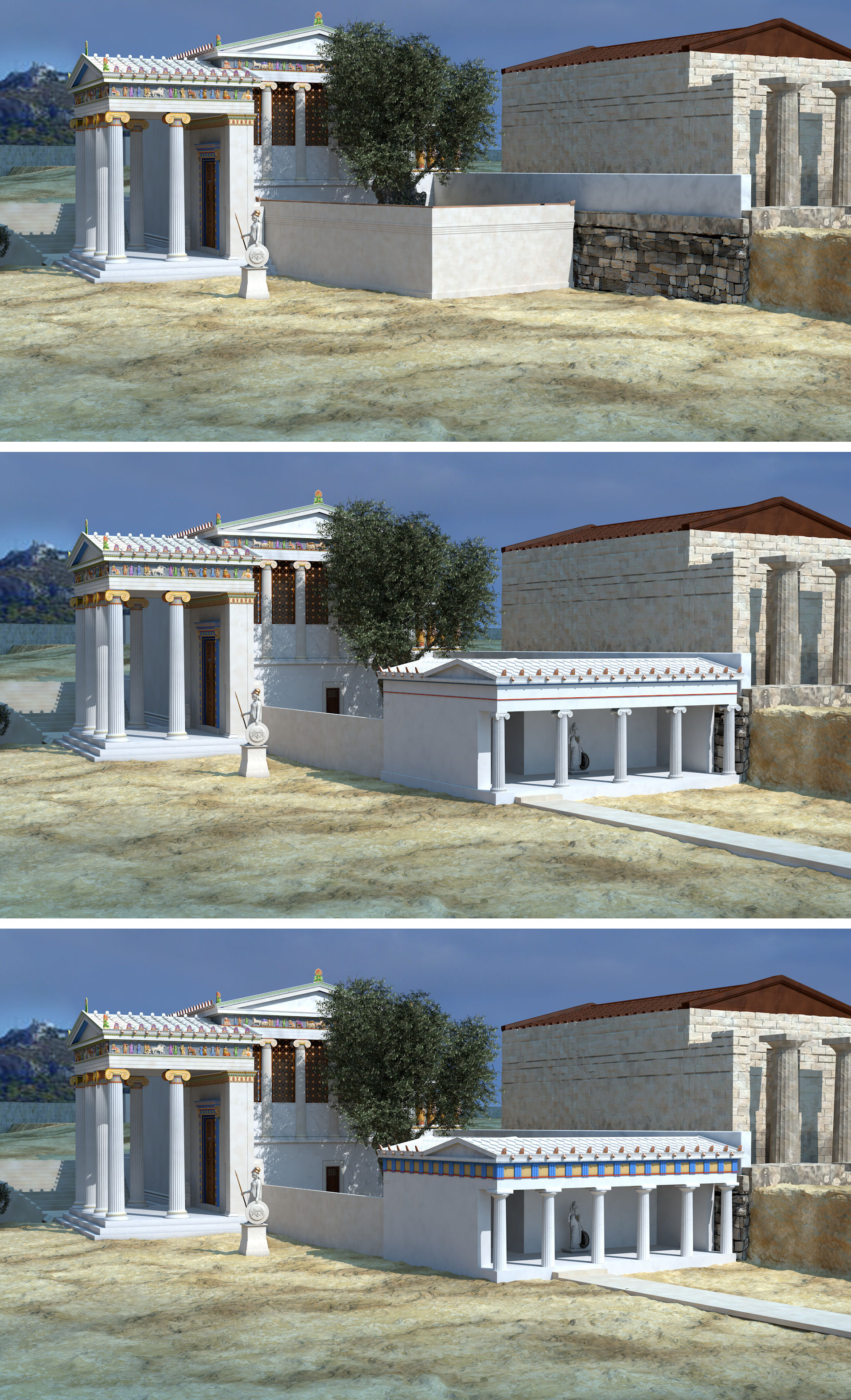 Erechtheion Pandrosieon  Proposals