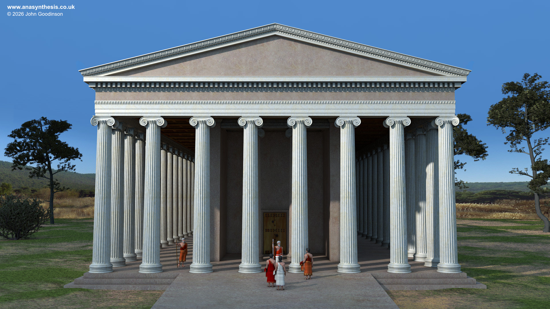 Temple of Messon Lesbos 3D reconstruction 1