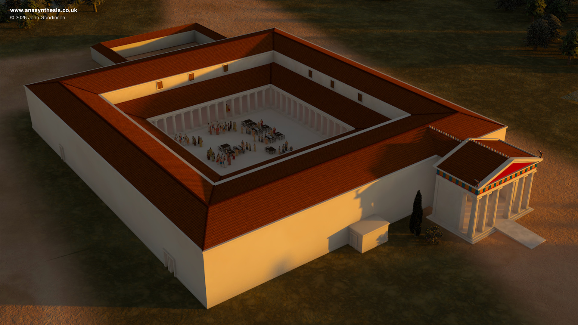 Epidauros Hestiatorion architecture
