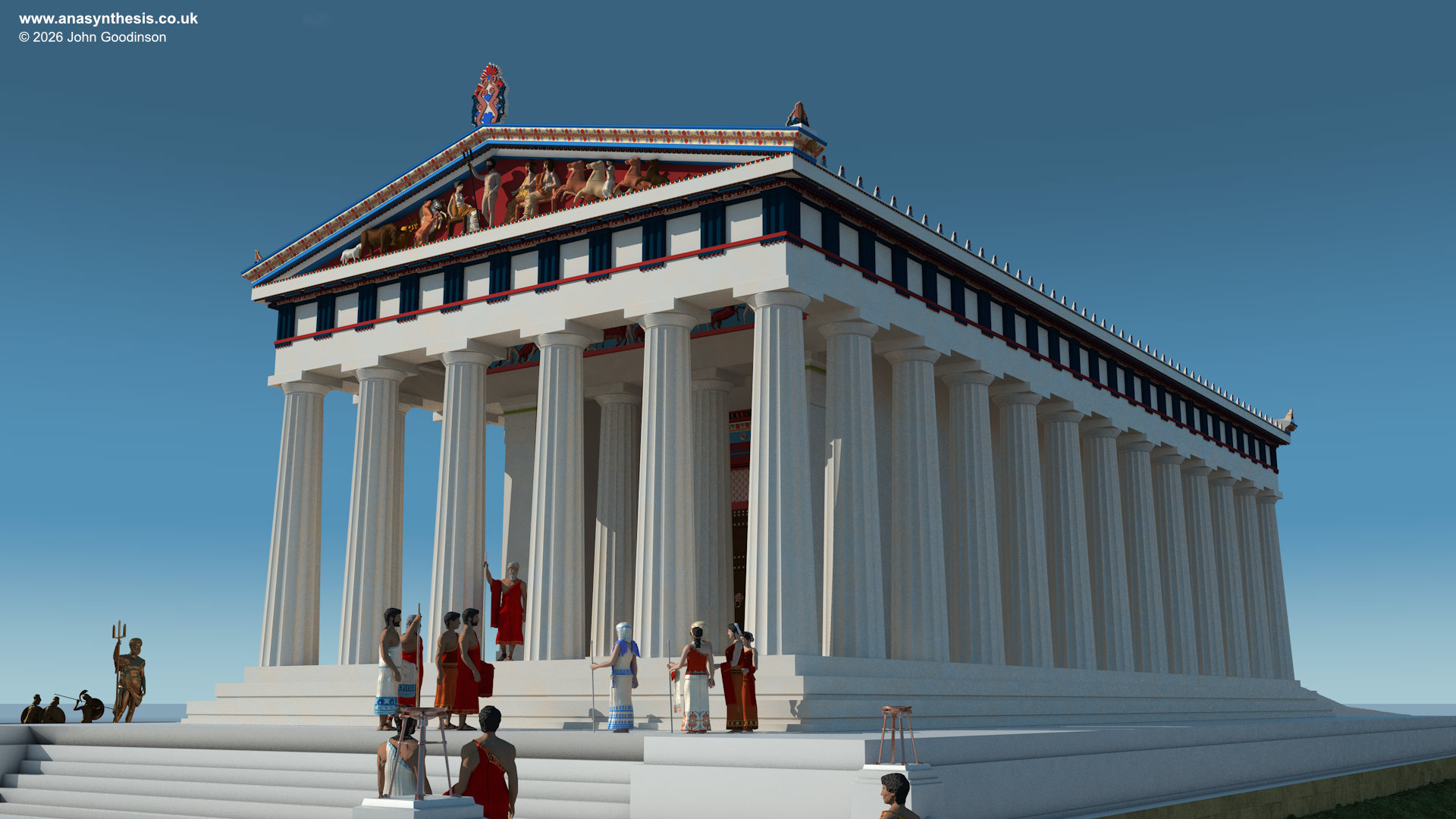 Temple of Poseidon 3D reconstruction anasynthesis.co.uk 1