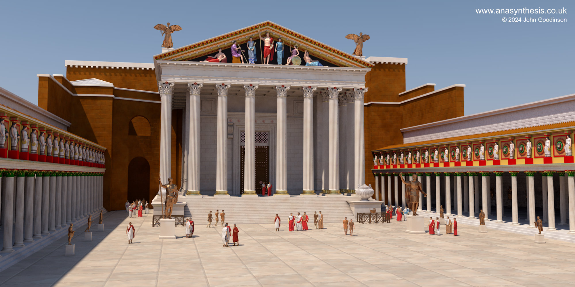 2 Rome Forum of Augustus temple of Mars Ultor