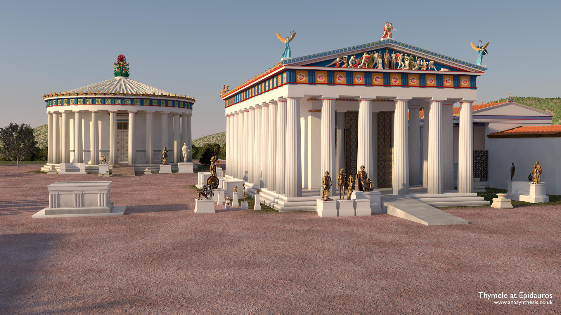 3 Thymele Epidauros 3D reconstruction
