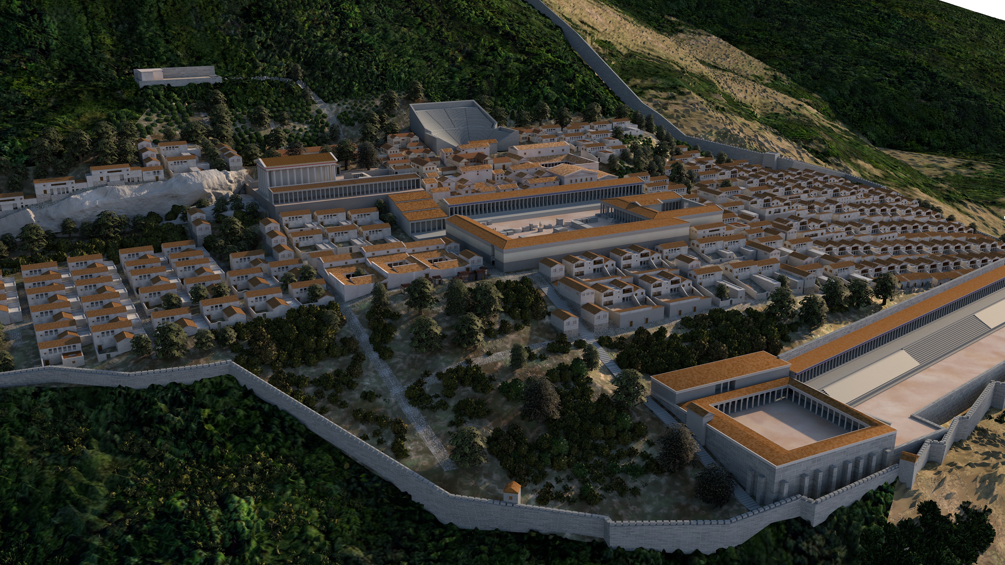 Priene 3D reconstruction Hellenistic 02