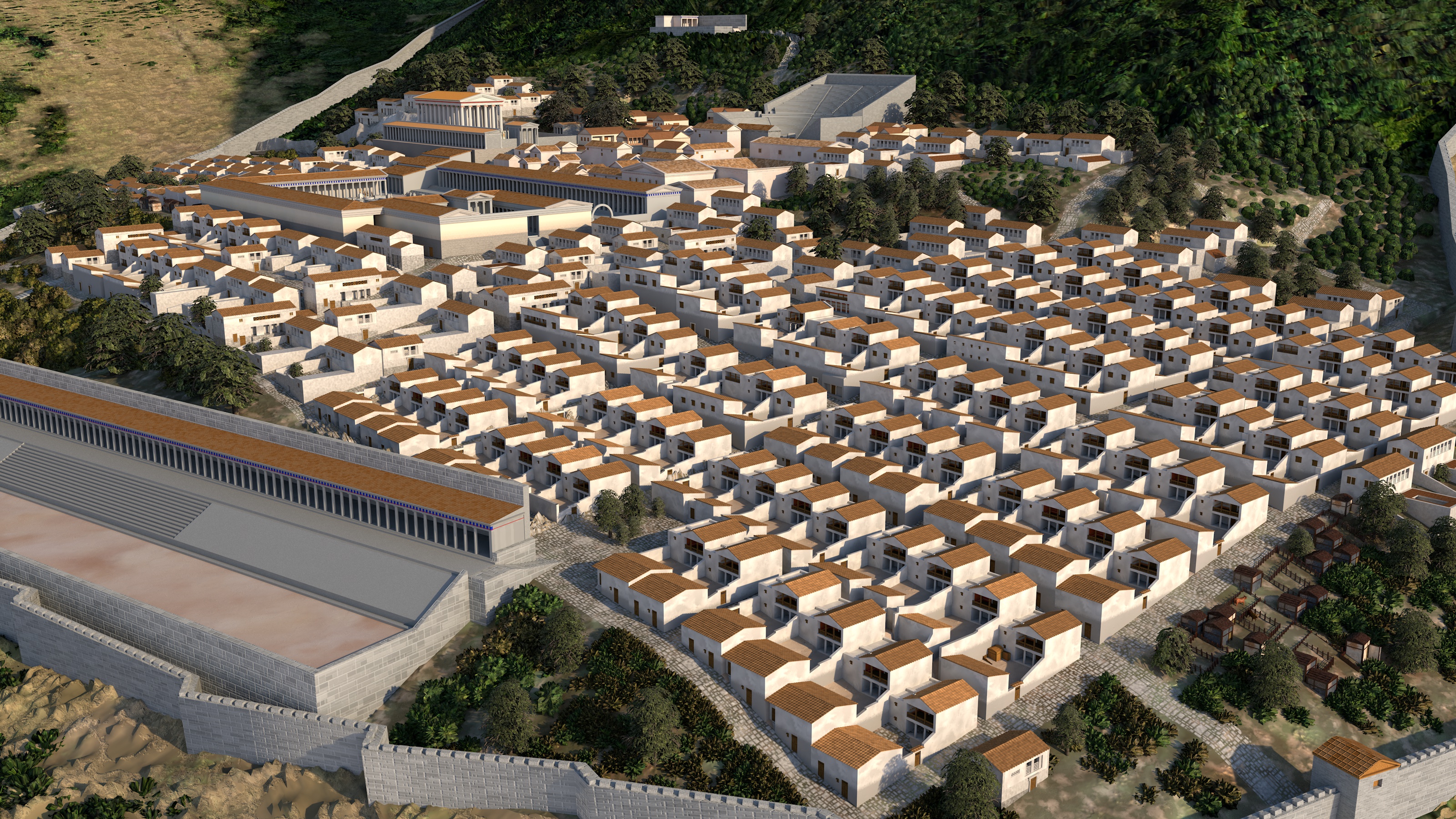 Priene 3D reconstruction Hellenistic 04