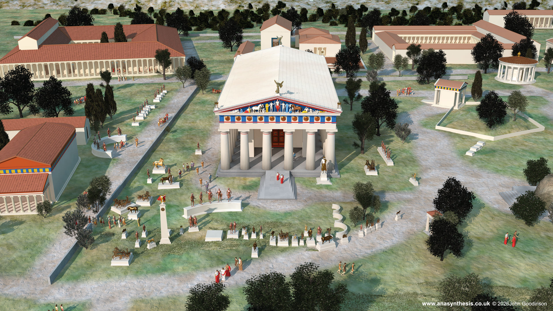 Olympia overview 3D reconstruction